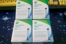 100 ONE TOUCH ULTRA TEST STRIPS 1 BOX OF 100, SHORT EXP 12-25, GOOD SEALED BOX