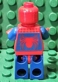 Lego Spider-Man 1 Tobey Maguire Minifigure spd001 Silver Webbing Sets 4851,4852