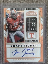 Jauan Jennings 2020 Panini Contenders Draft Picks Touchdown Ticket Autograph /6