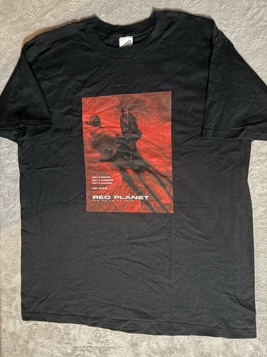 Red Planet Film Promo T-Shirt Sci Fi Val Kilmer XL Warner Bros Studios Retro
