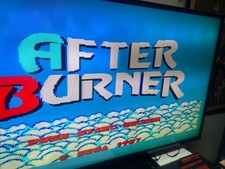 After Burner for Sega Master System Manual/Poster. Tested Working