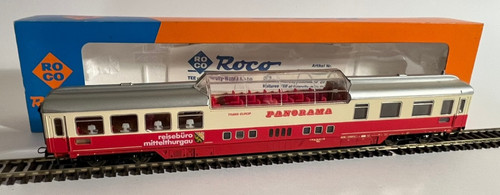 Roco H0 44408 / 4271F Panoramawagen "reisebüro mittelthurgau" OVP | Condition: Gebraucht