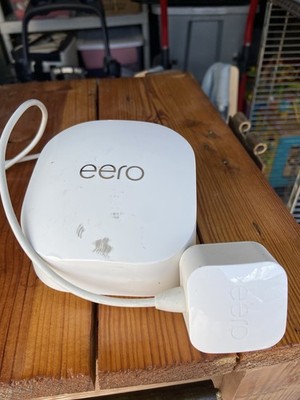 eero eero 6+ White Wi Fi Router bundle, 2 LAN Ports,Power Adapter