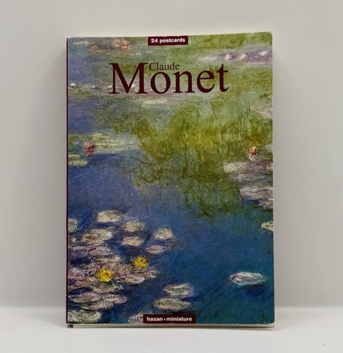 Vintage NOS Claude Monet: 24 Masterpieces 4”x6” Detachable Postcard Book