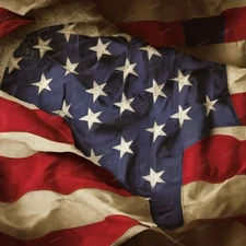 Grunge US Flag 57 - 18"x46" Hydrographic Film Hydro Dipping