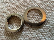 Toggle Switch Nut & Washer US Fine Knurl for Gibson / Switchcraft 15/32” Nickel