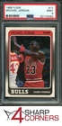 1988 FLEER #17 MICHAEL JORDAN BULLS HOF PSA 9 SET BREAK