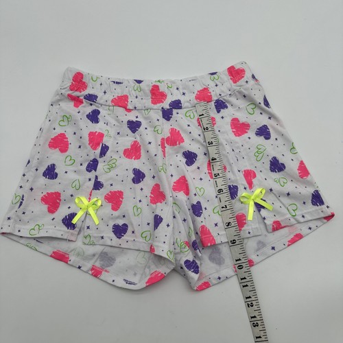 Happy Sleepwear Shorts Kids Girl Small White Heart Aop…#16566 - Picture 5 of 8