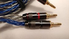 Altavoz GLS Audio Labs entrelazado 18 AWG conecta extremos banana dorados (juego de 1 L/R)