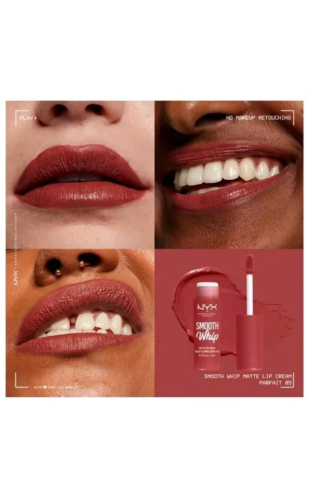 NYX Smooth Whip Matte Lip Cream - Vegan Parfait WMLC05 - Image 2 of 2