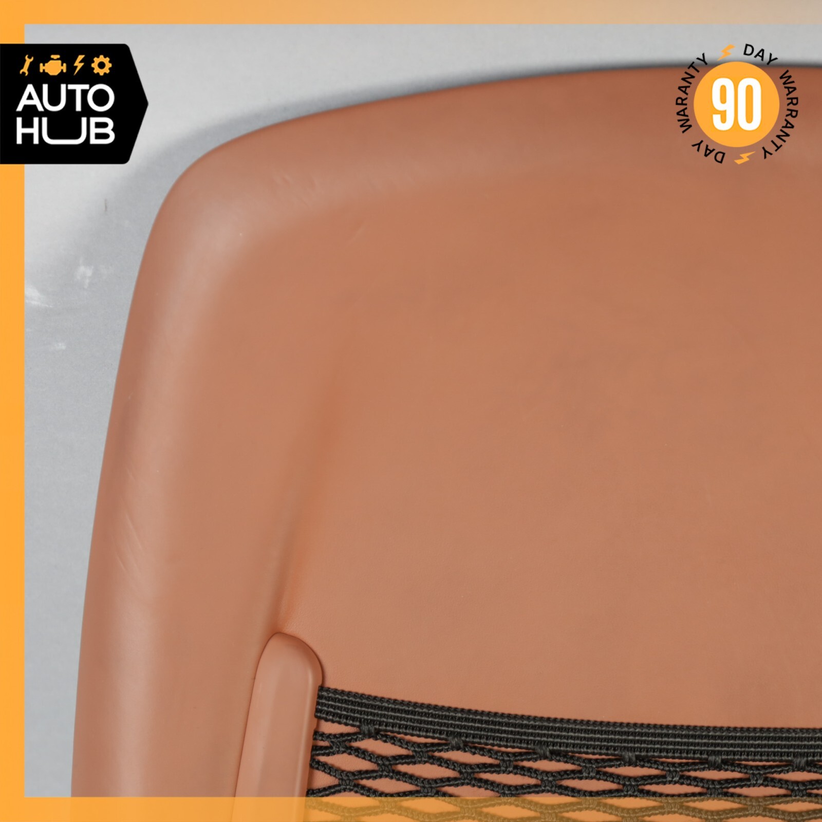 14-17 Maserati Ghibli M157 Front Right Side Seat Back Cover Brown OEM 51k