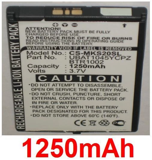 Batterie De Remplacement 750mAh Type SHBCR1 Pour Sharp 940SH, 942SH, DM005SH