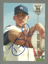 SIGNED 1994 Topps Stadium Club Draft Picks - Ricky Stone #43 (RC) #1
