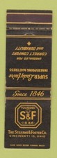 Matchbook Cover - Sterns & Foster Mattress Cincinnati OH
