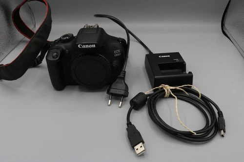 Canon EOS 1300D 18.0MP Digital Kamera - Schwarz (Nur Gehäuse) WLAN APSC