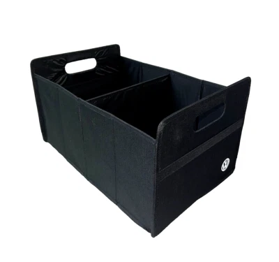 VW Klappbox Faltbox Einkaufskorb schwarz mit Volkswagen Logo 23712002201