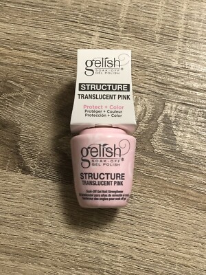 Harmony Gelish Soak Off- STRUCTURE GEL TRANSLUCENT PINK .5oz/15ml