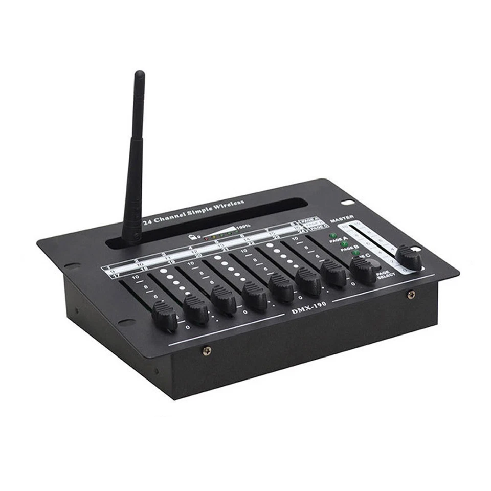 24 channel 2.4G wireless dmx controller battery console for dj stage light - Image 2 of 4