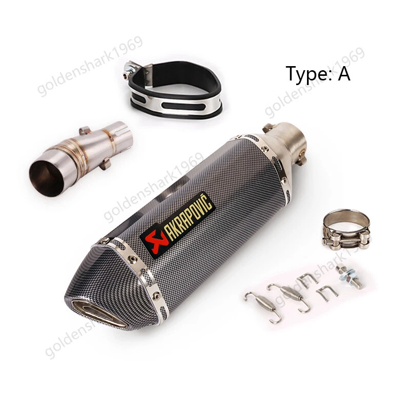 Punta de escape silenciador tubo de enlace medio para Kawasaki Ninja 300 250 Z250 Z300 2013-2016 Foto 4 de 4