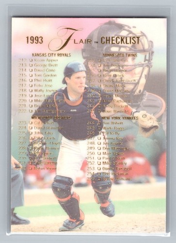 1993 Checklist 212-300 #300