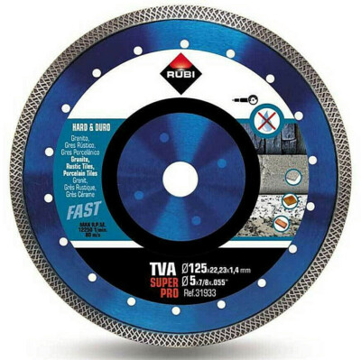 Rubi Turbo Viper TVA 125 SUPERPRO Diamanttrennscheibe für harte Materialien