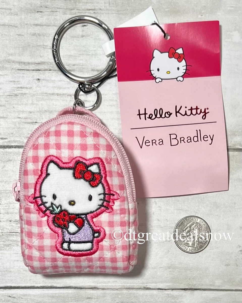 Little Luxuries Designs Hello Kitty Style Crystal Keychain/Bag Charm