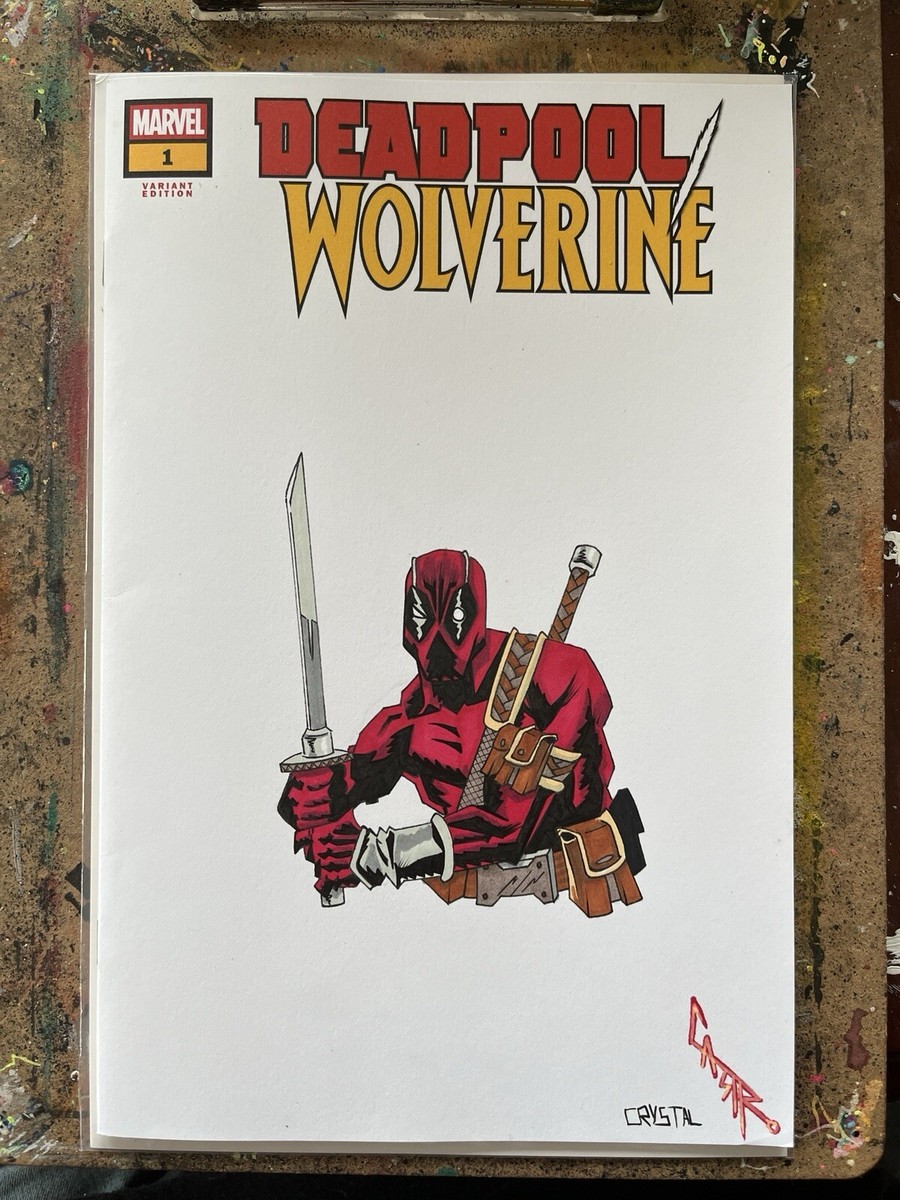 Deadpool Wolverine #1 BLANK Variant / Deadpool Sketch Cover | eBay