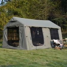 9.8 x13Ft Inflatable Camping Tents w/Hand Pump Easy Setup Waterproof & Windproof