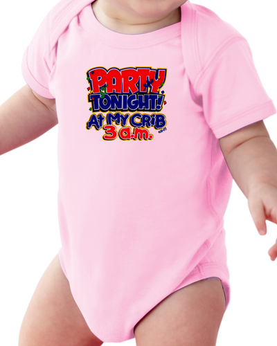Infant Creeper Bodysuit One Piece T Shirt Party Tonight My Crib K 446 Ebay