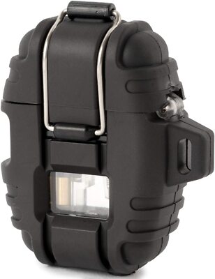 WINDMILL Lighter Delta Turbo Windproof Color Black Height 2.6 inch Outdoor Camp