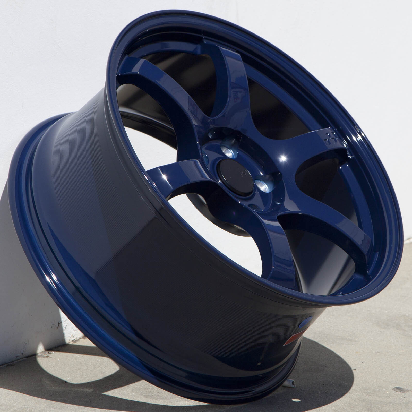 CIRCUIT CSF1 18x8.5 5x114.3 +35 GLOSS ULTRA BLUE SPUN FORGED WHEELS ...