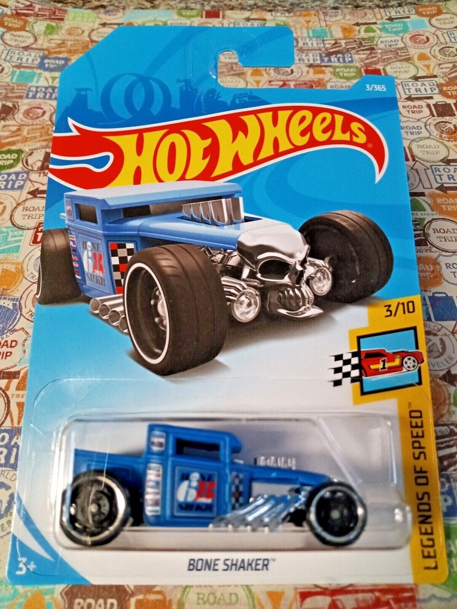 Hot Wheels Bone Shaker ミニカー Amazon.com: Hot Wheels Bone Shaker, Legends of Speed 3/10 [Black
