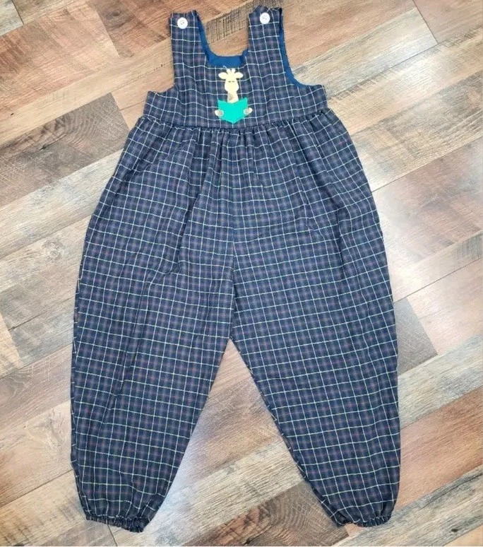 Combinaison Longue à Carreaux Rouges Et Blancs Kelly's Kids Pour Fille - Taille 6, Neuve Sans étiquettes