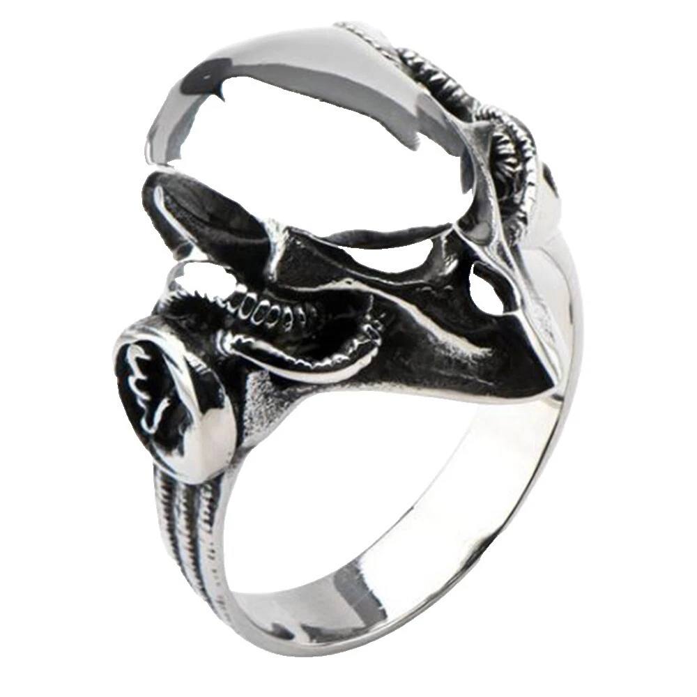 Anillos de Moda de Acero Inoxidable Negro INOX