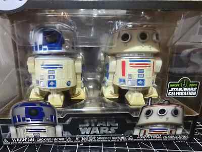 Funko Pop 2 Pack R2-D2 & R5-D4 Star Wars Celebration 2023 Exclusive NEU