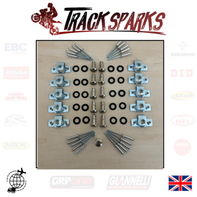 DZUS TYP SPUR VERKLEIDUNG BEFESTIGUNGEN SCHLITZNIETEN SILBER 14 mm 10er-PACK UK LAGER