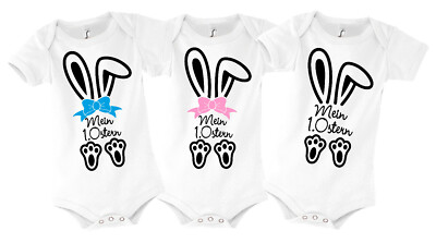 Baby Body Babybody Mein 1. erstes Ostern Osterbody Kurzarm Langarm