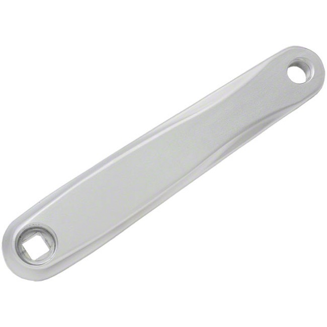 Bike Left Hand Crank Pedal Arm Square Taper 175 Long Silver By S R Suntour