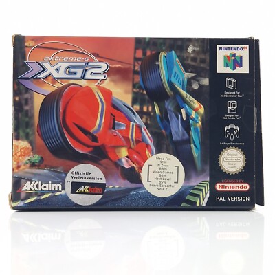 Nintendo 64 Spiel : Extreme-G XG 2  - Modul OVP Anleitung cib / N64 PAL Acclaim