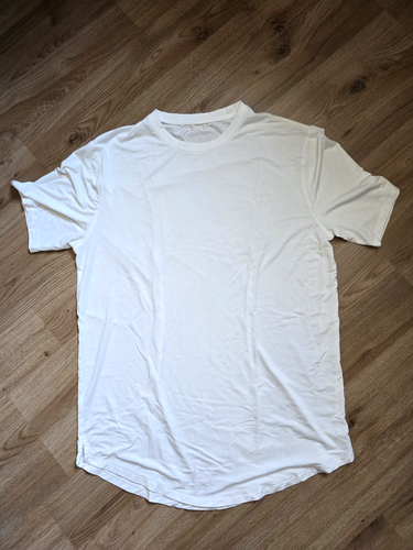 MINT JACK ARCHER M MEN’S STRETCH SLIM FIT CURVED HEM TEE SHIRT BERING TRUE WHITE