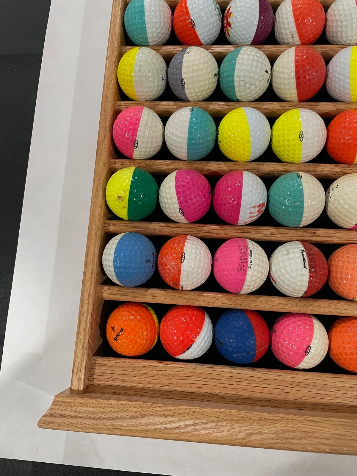 lot of 100 used multi colored ping golf balls eBay