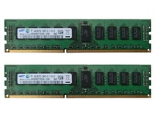 LOT OF 2: Samsung M393B5273CH0 8GB(4GBx2) DDR3 1333(PC3-10600) CL19 RDIMM RAM
