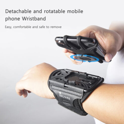Sac de téléphone portable rotatif amovible sport de plein air bracelet de téléphone portable - Photo 3 sur 29