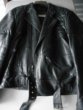 Wilsons Black Leather Jacket w/ Belt - Classic 80's Style - One Owner