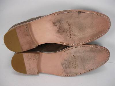 RACHEL COMEY TAUPE LEATHER LACE UP OXFORD SHOES 12 RACHEL COMEY TAUPE LEATHER WINGTIP BROGUE LACE UP OXFORD  main image 3