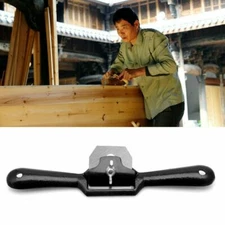 210mm Spoke Shave 2 Handed Flat Planer Tool For Woodwork Wood Work 45mm Blade