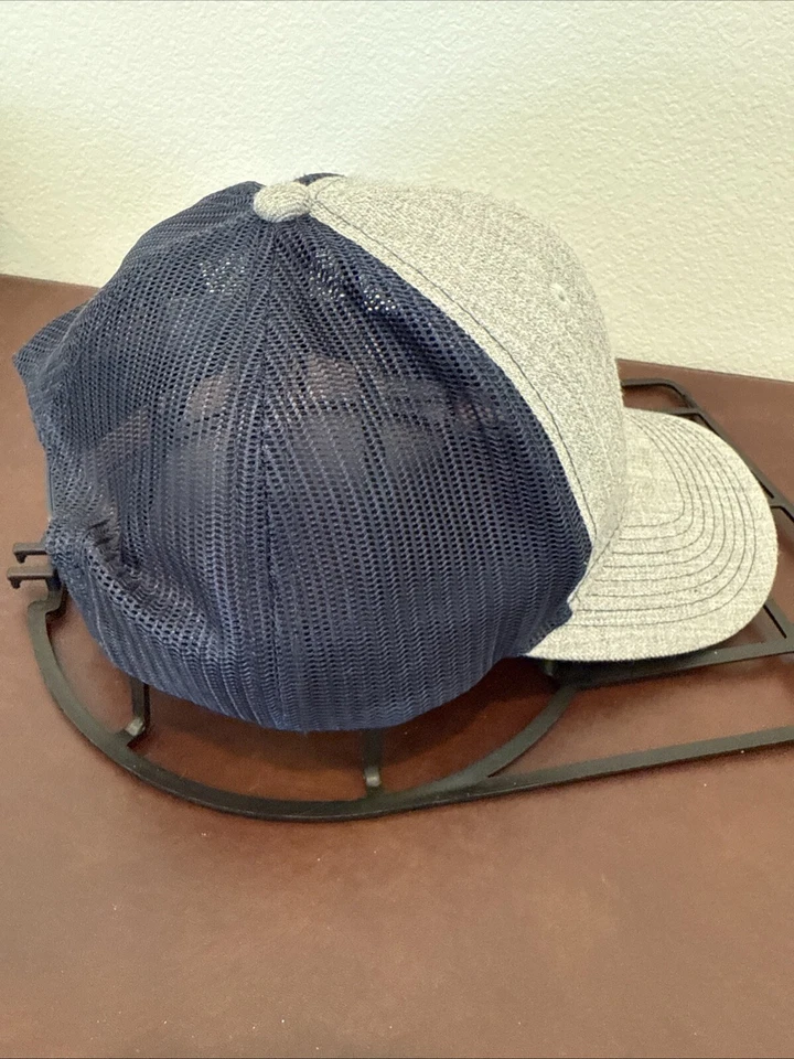 Ouray Unisex Montaña Cabra Mezcla Lana Malla Camionero Snap Back Gris/Azul Foto 4 de 4