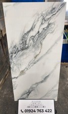 White Grey Gold Blue 60x120cm large Gloss Porcelain Wall & Floor Tiles F3