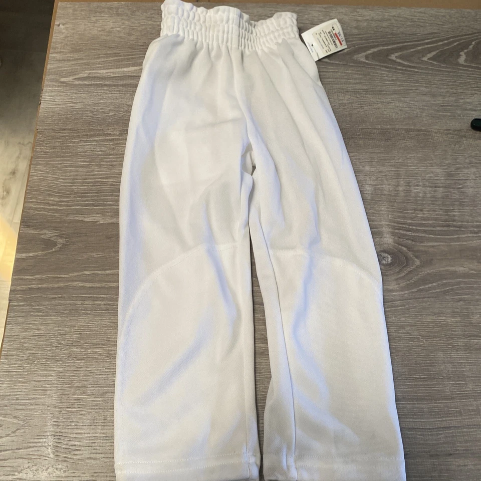 ⚾ Majestic Pantalones de Béisbol Pull-Up Juveniles para Niños - Blanco XS - Frente Cerrado, Registro MLB Foto 2 de 4