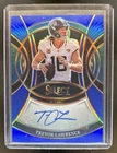 2025 Panini Select Trevor Lawrence Signatures Blue Prizm Auto #/149 Jaguars